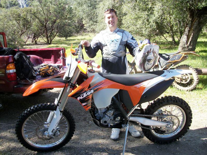 My 2011 350XC-F on first ride in 2011